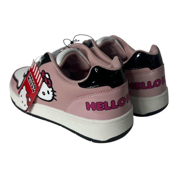 Hello Kitty woman’s size 8 shoes Sneakers Pink white Hello kitty cat Sanrio New - Picture 7 of 12